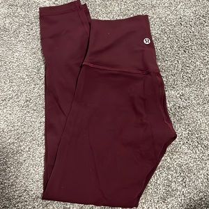 Lululemon Align Leggings 25 inseam size 0 cassis